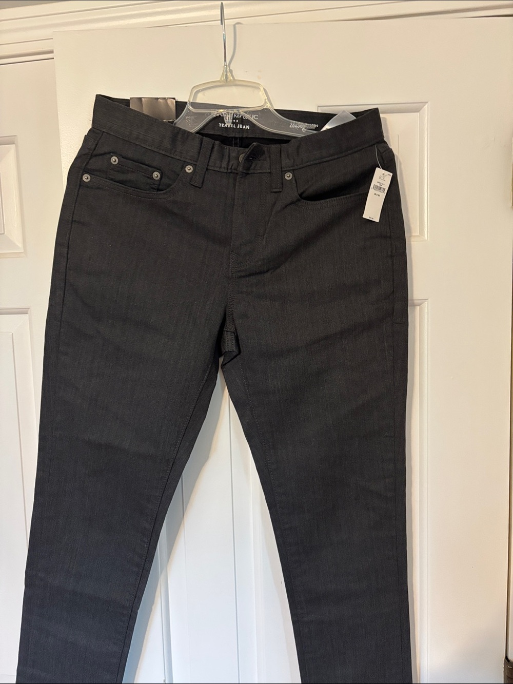 Banana Republic Travel Jean. Dark gray 28 x 30 slim fit.